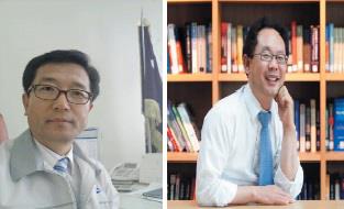 이달의 엔지니어상 10월 수상자인 양영석 후성정공 연구소장(좌)과 박도현 LS전선 수석연구원(우).