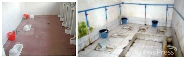 쓰레기 통이 놓여 있는 일반적인? 중국의 화장실(사진은 기사 내용과 관련없음)