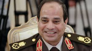 엘 시시 이집트 대통령의 대선 당시 모습.