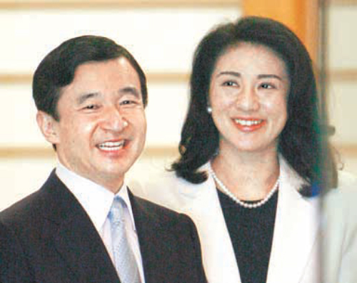 일본의 나루히토 왕세자(왼쪽)와 마사코 왕세자비(오른쪽)