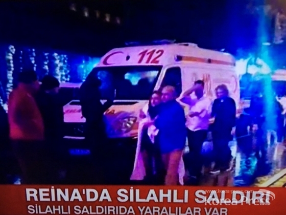 지난 1일에 터키에 있는 이스탄불에서 총기테러사고가 발생하였다.<사진자료:CNN튀르크>