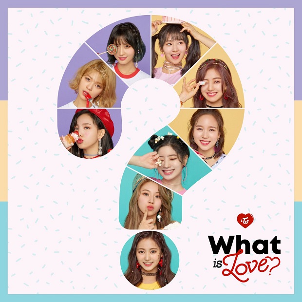 트와이스, 물음표가 느낌표로! 이미지 : 다섯 번째 미니앨범 '왓 이즈 러브?(What is Love?)' 출처 : JYP엔터테인먼트